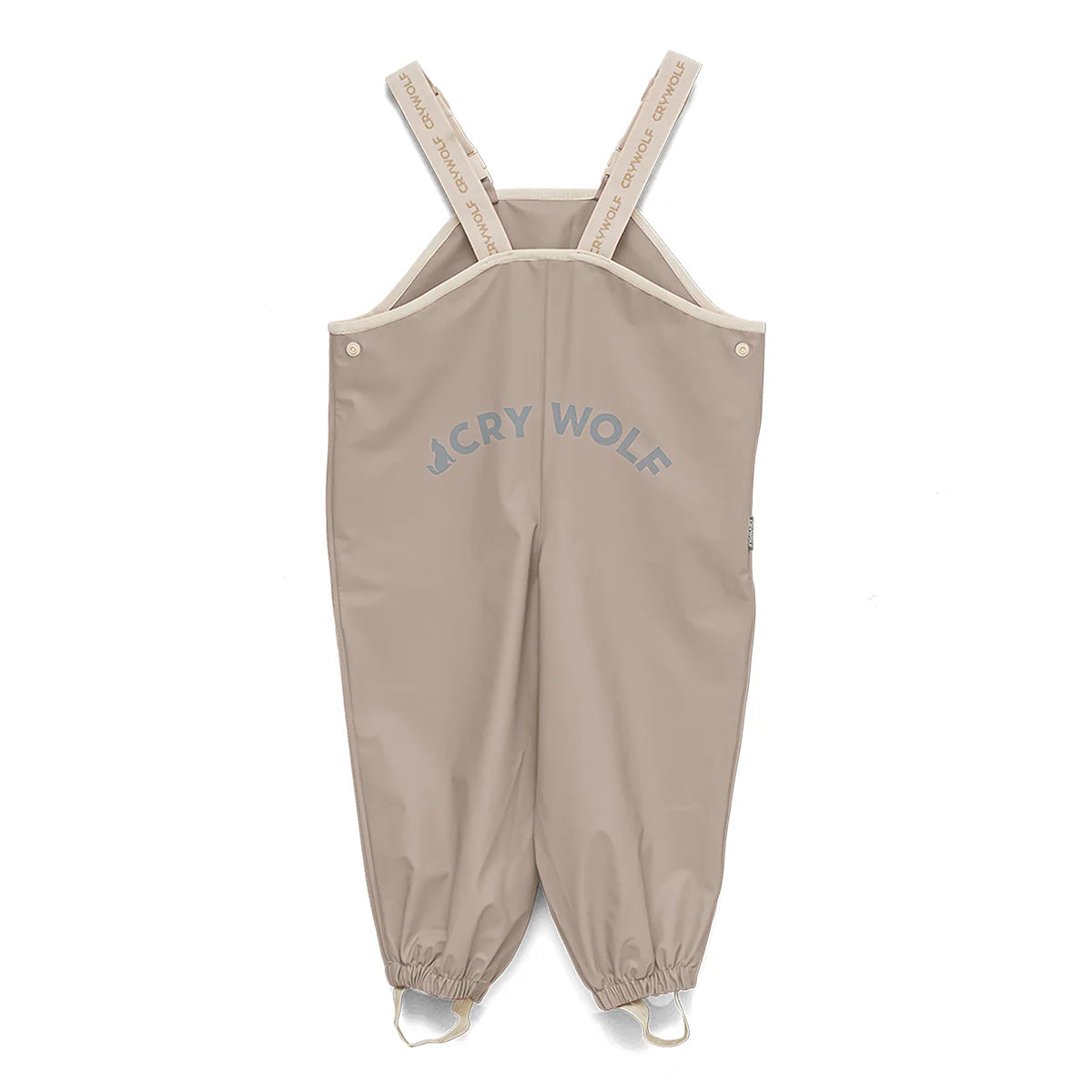 Crywolf Rain Overalls Ash back view