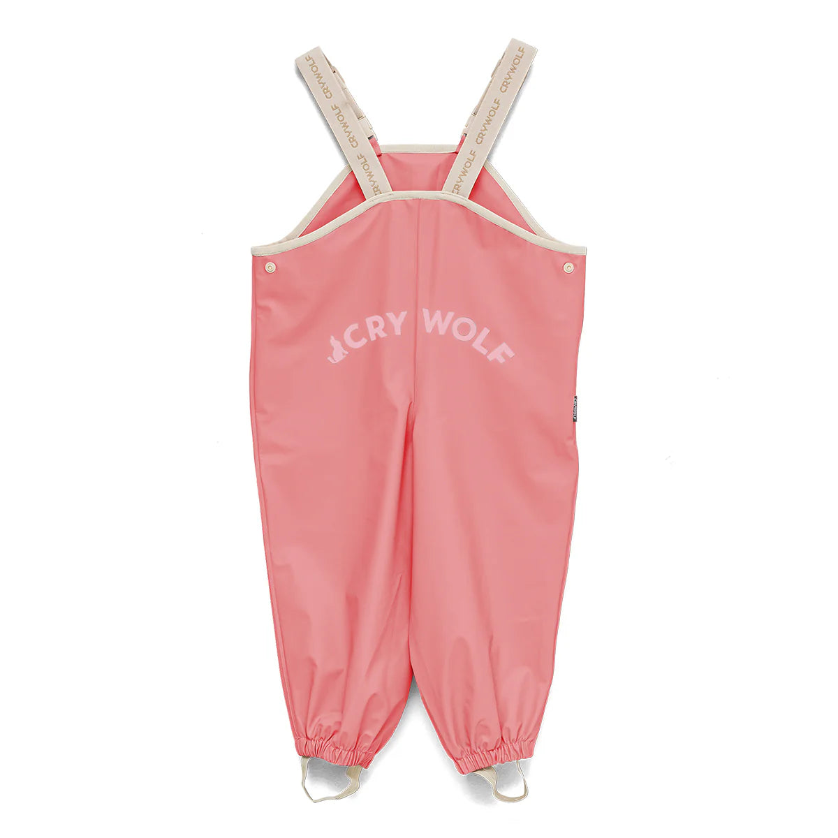 Crywolf Rain Overalls Rose back view