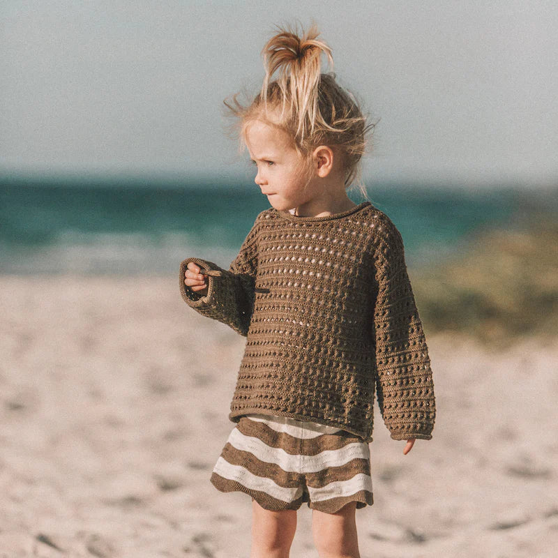 Grown | Summer Knit Short | White Fox & Co