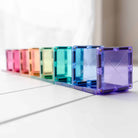 Connetix Pastel Mega Pack 202 Piece Set – flatlay of magnetic tiles available at White Fox & Co New Zealand
