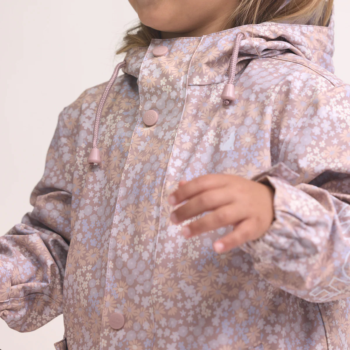 Crywolf Meadow Fields jacket on model close up front view