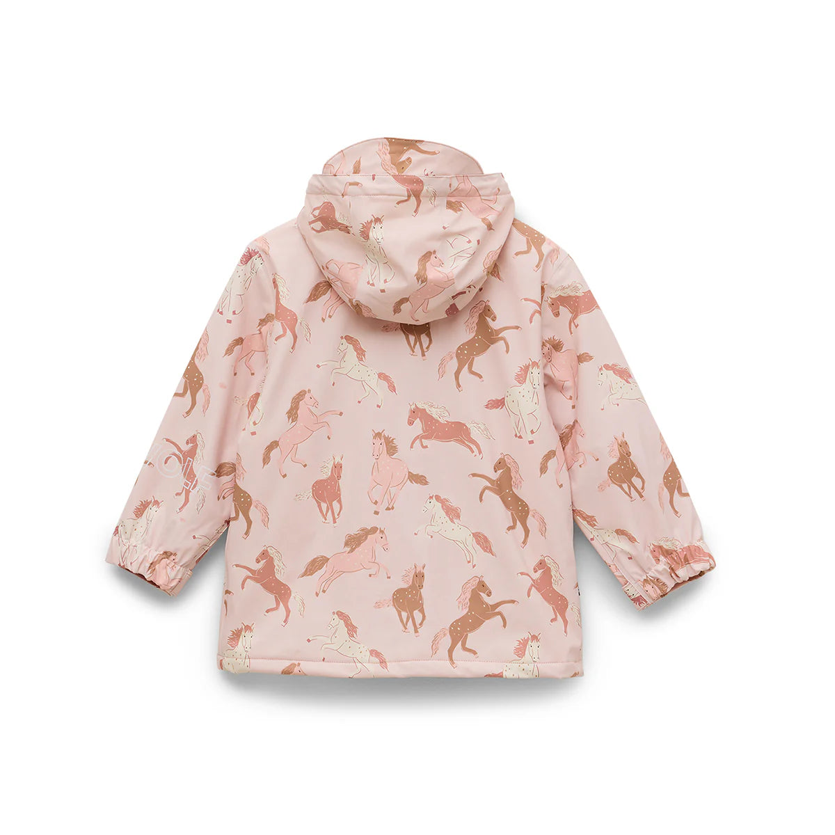 Crywolf Blush Ponies back kids jacket