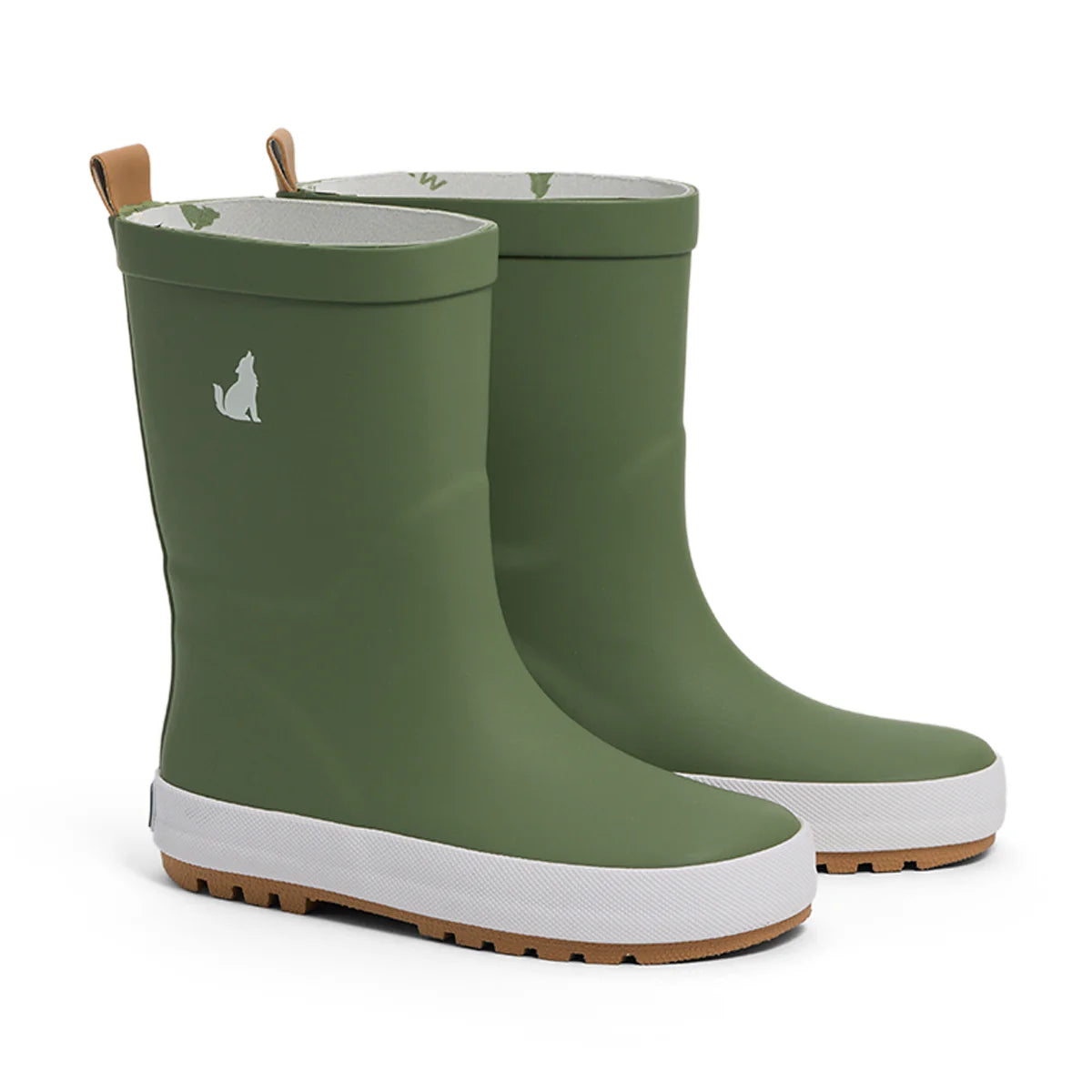 Crywolf Rain Boots Olive side view
