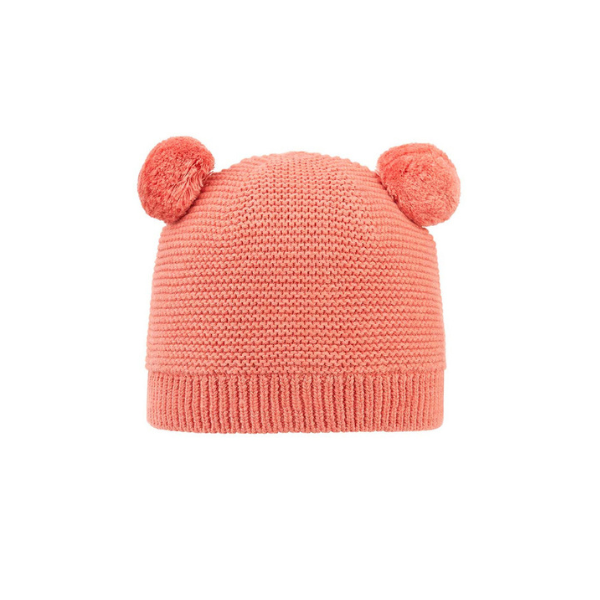 Toshi | Snowy Beanie in Coral | White Fox & Co