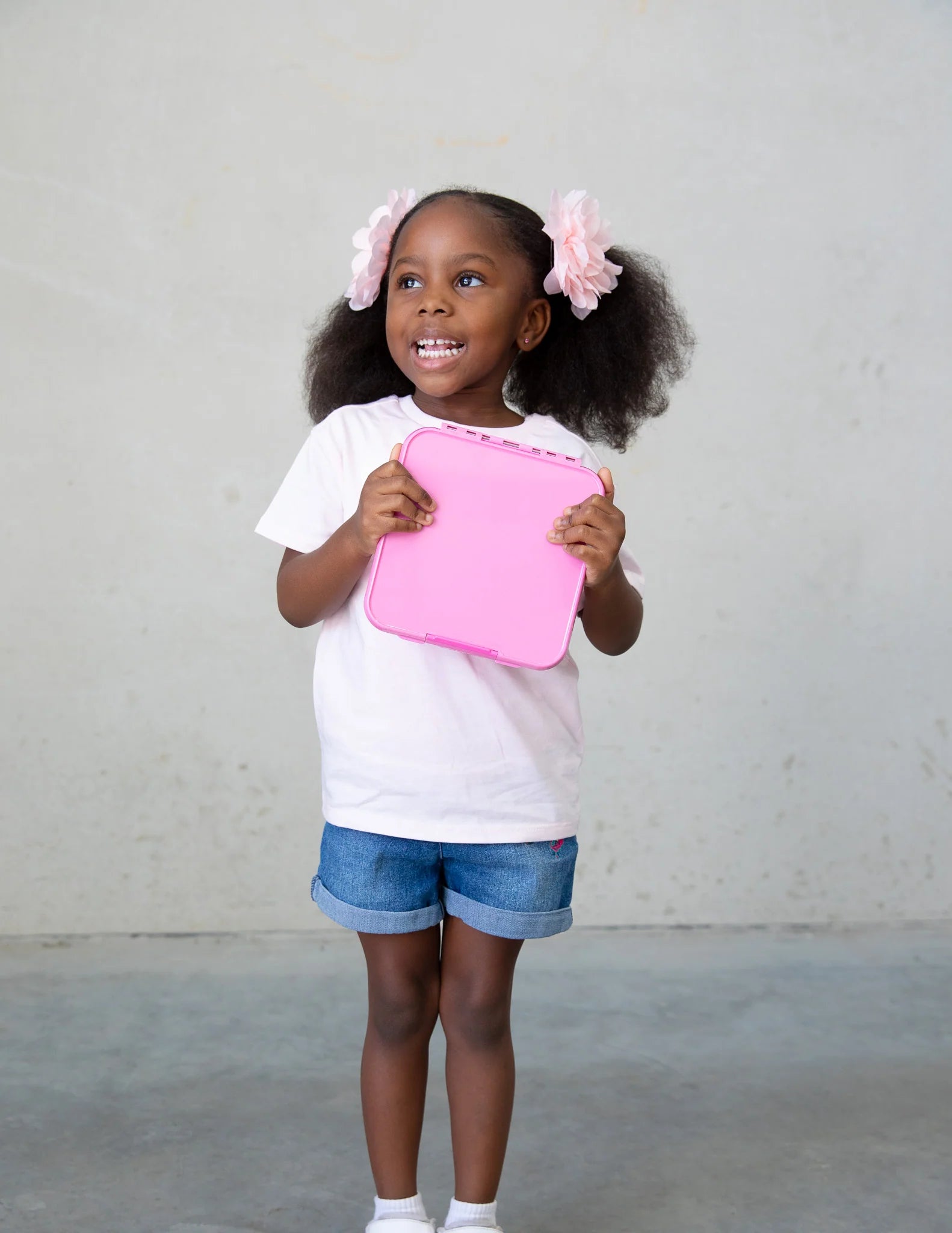 MontiiCo Bento Five lunch box in Floss pink – five compartment kids bento