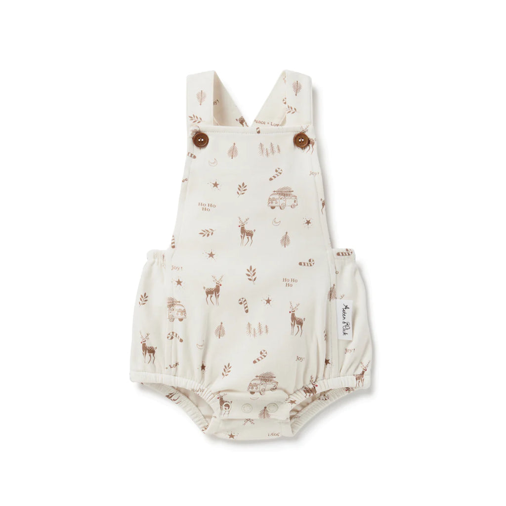 Aster & Oak | Happy Holidays | Playsuit | White Fox & Co