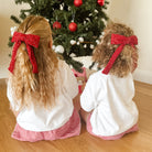 billy mae gingham cherry red shorts and christmas tees on Sophia and Rosie | now available at White Fox & Co