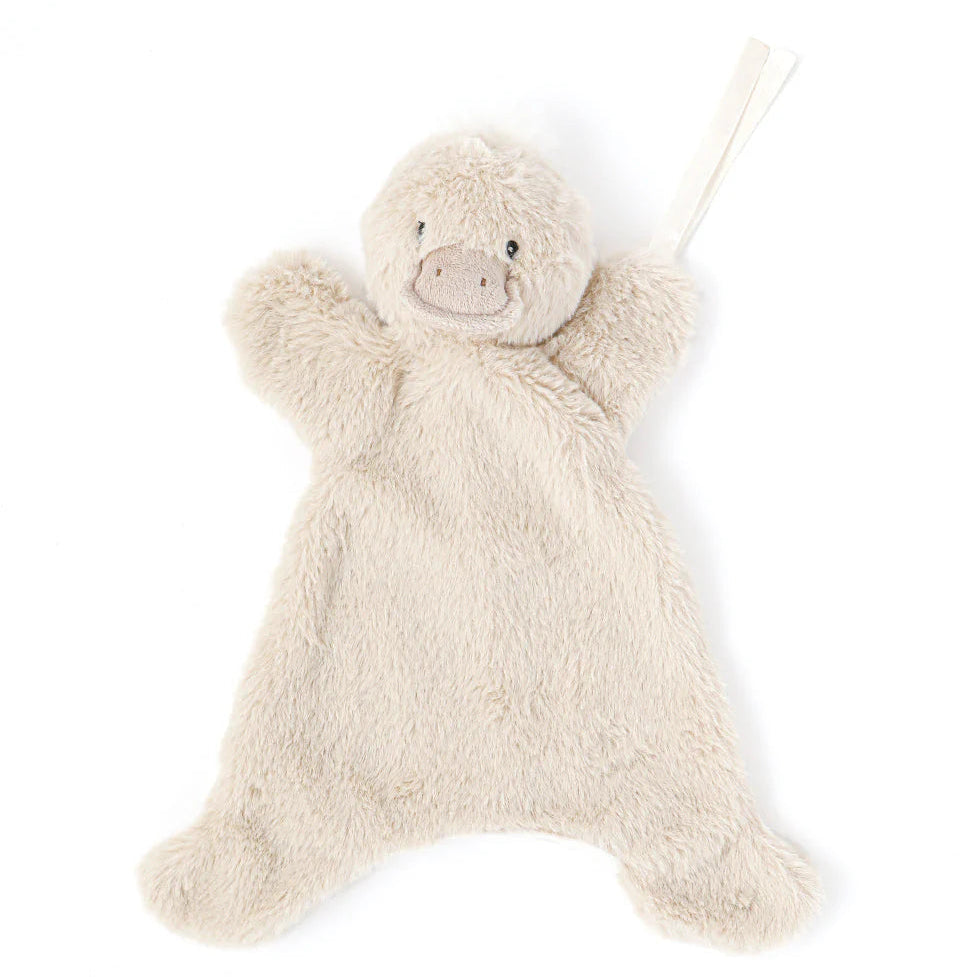 Bill the Duck Hoochy Coochie puppet comforter by Nana Huchy – front view