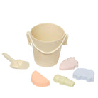 Campervan, watermelon, ice cream and strawberry silicone sand moulds from the Sunnylife Apple Sorbet bucket and spade set